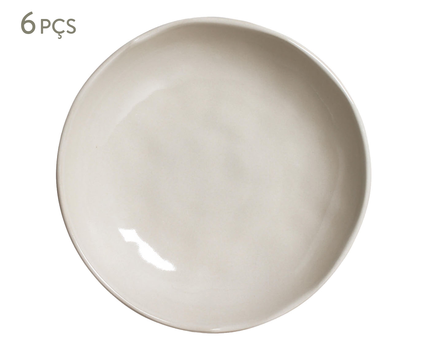 Jogo de Pratos Fundos Bio Stoneware Clay image number 0