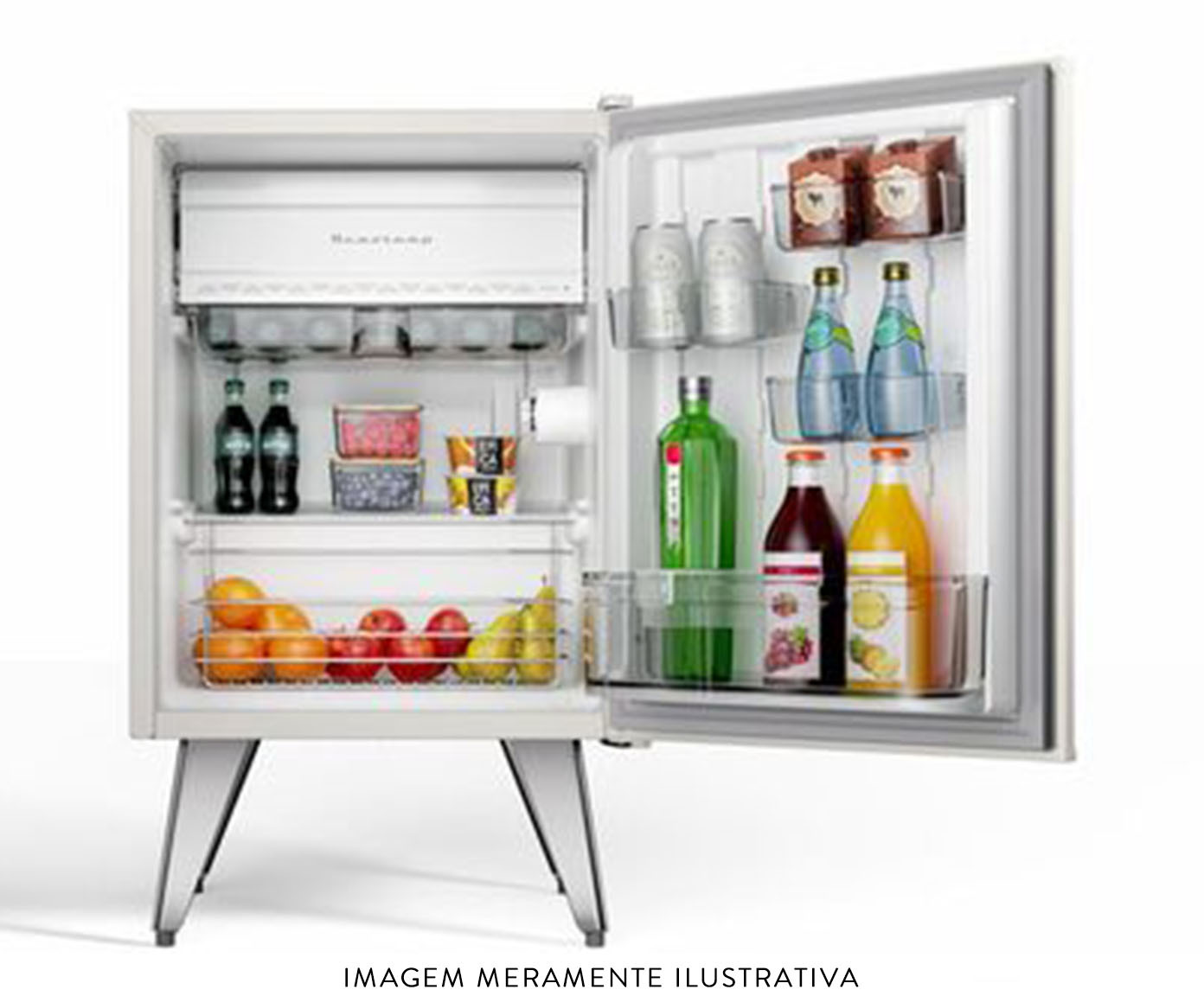 Frigobar Retr&ocirc; Brastemp - Classic White image number 4
