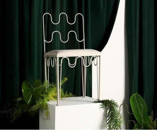 Cadeira Pop Indoor Ondas - Fendi image number 1