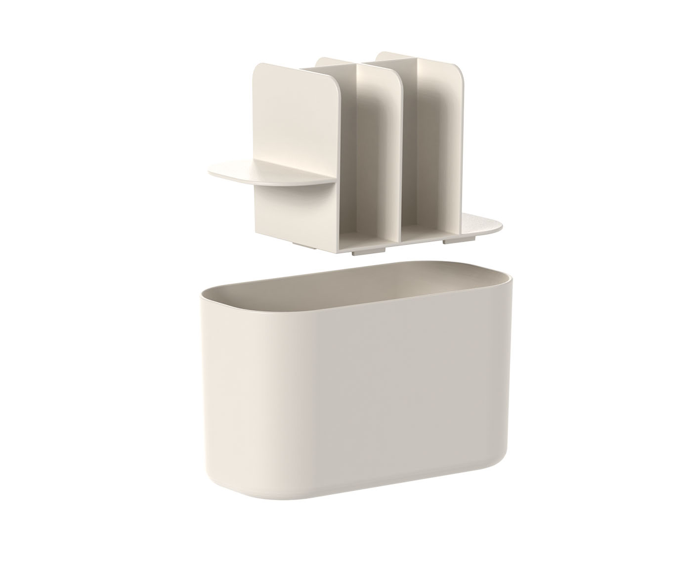 Organizador de Maquiagem Bold Branco image number 5