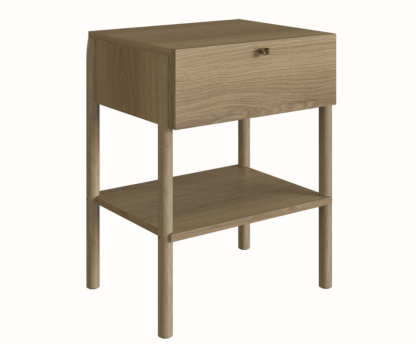 Mesa de Cabeceira 1 Gaveta Oslo Hanover - image 0