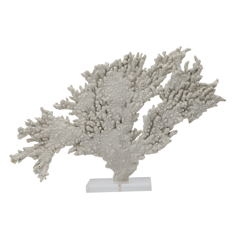Coral Marinho com Base em Resina Branco image number 0