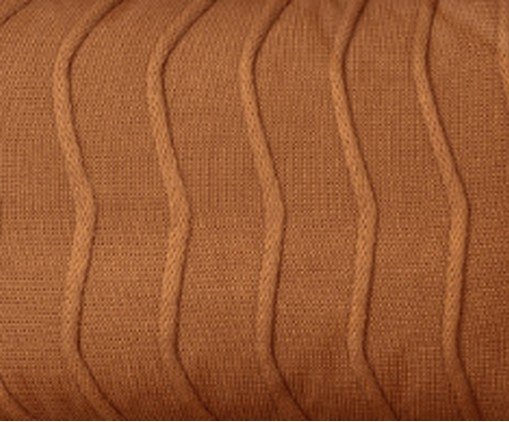 Almofada Tric&ocirc; Waves Retangular Terracota - image 1
