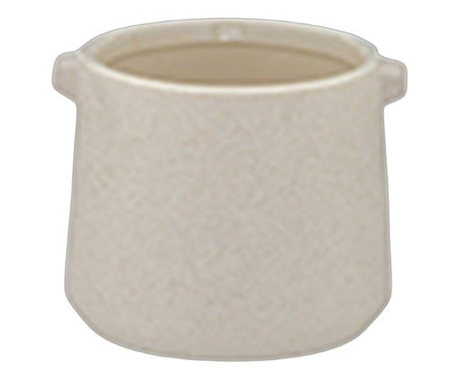 Cachepot Decorativo Zorvexon Off-White - image 0