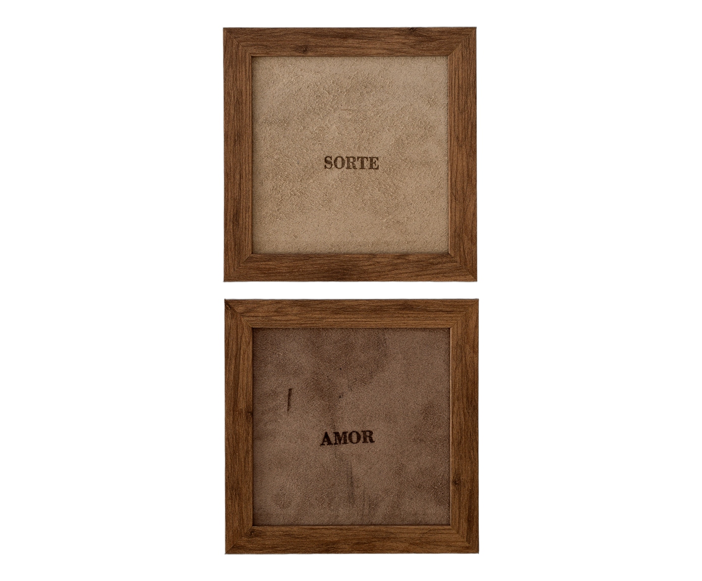 Jogo de Quadros "Sorte e Amor" Off-White e Fendi - image 1