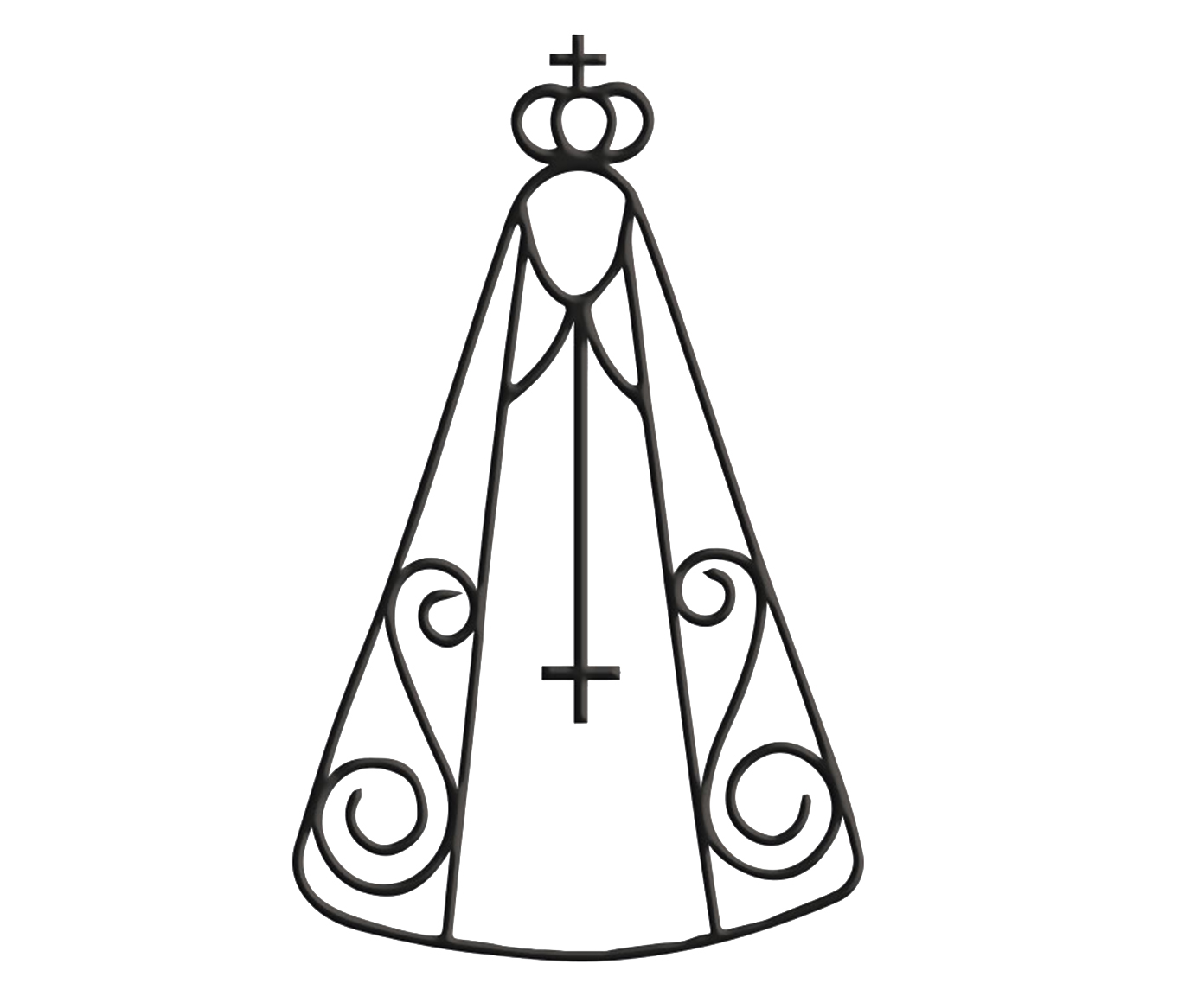 Adorno de Parede Santinha - image 0