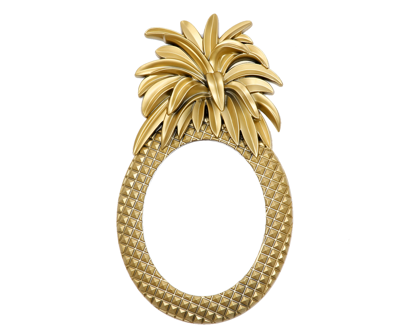 Espelho Ananas Dourado image number 0