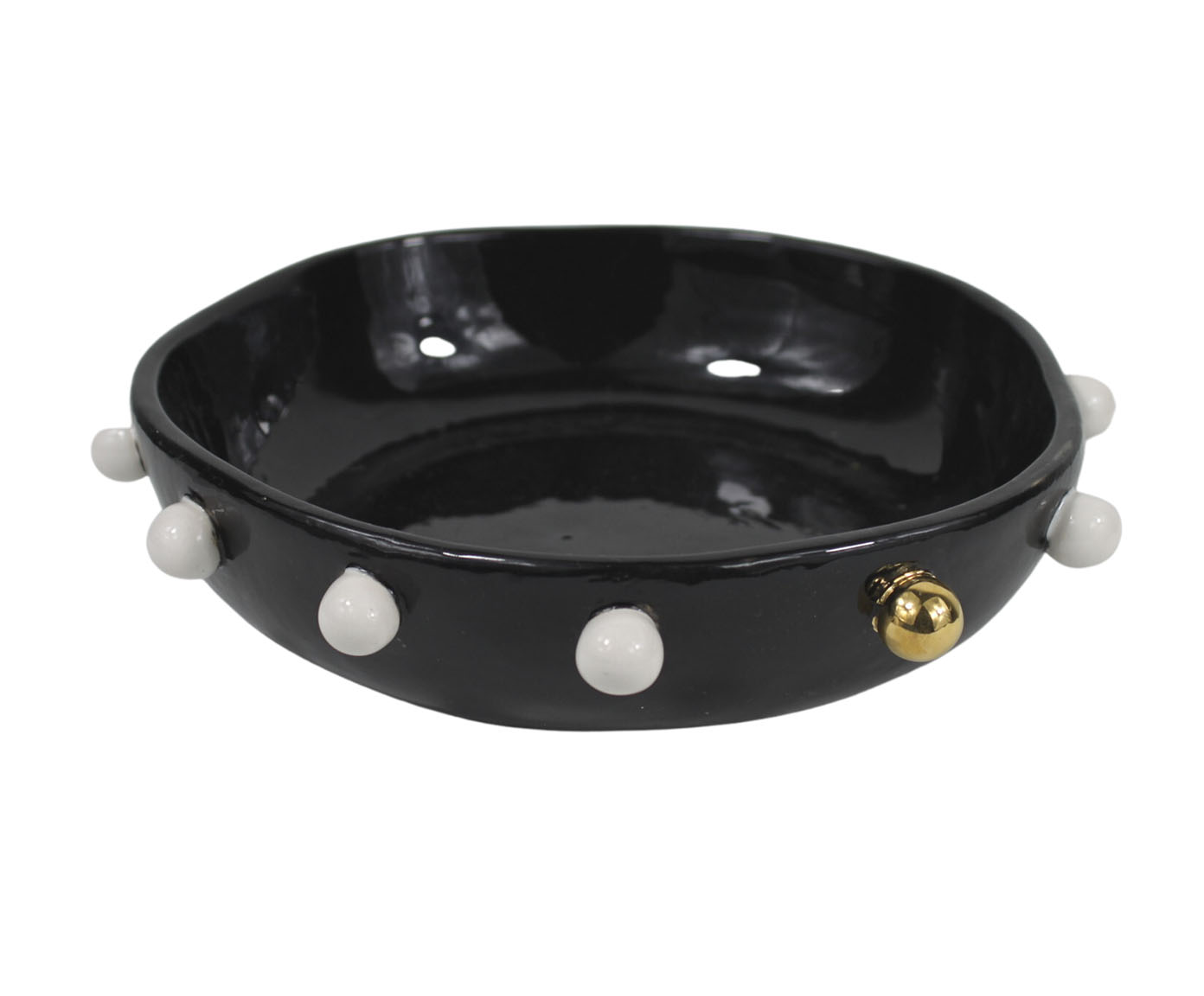Bowl Circle Preto, Branco e Ouro image number 0