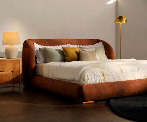 Cama Lumie Veludo Soft Cinza image number 11