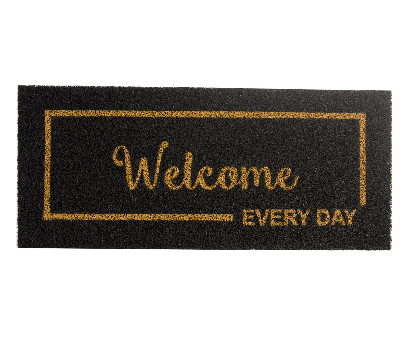 Capacho Welcome Every Day Preto image number 0