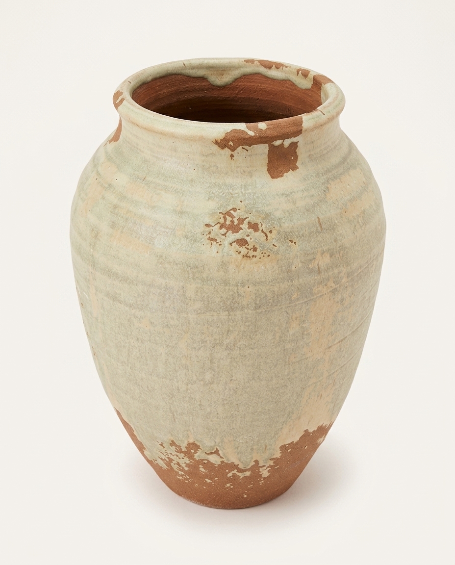 Vaso em Cer&acirc;mica Gorney I Bege e Marrom image number 4