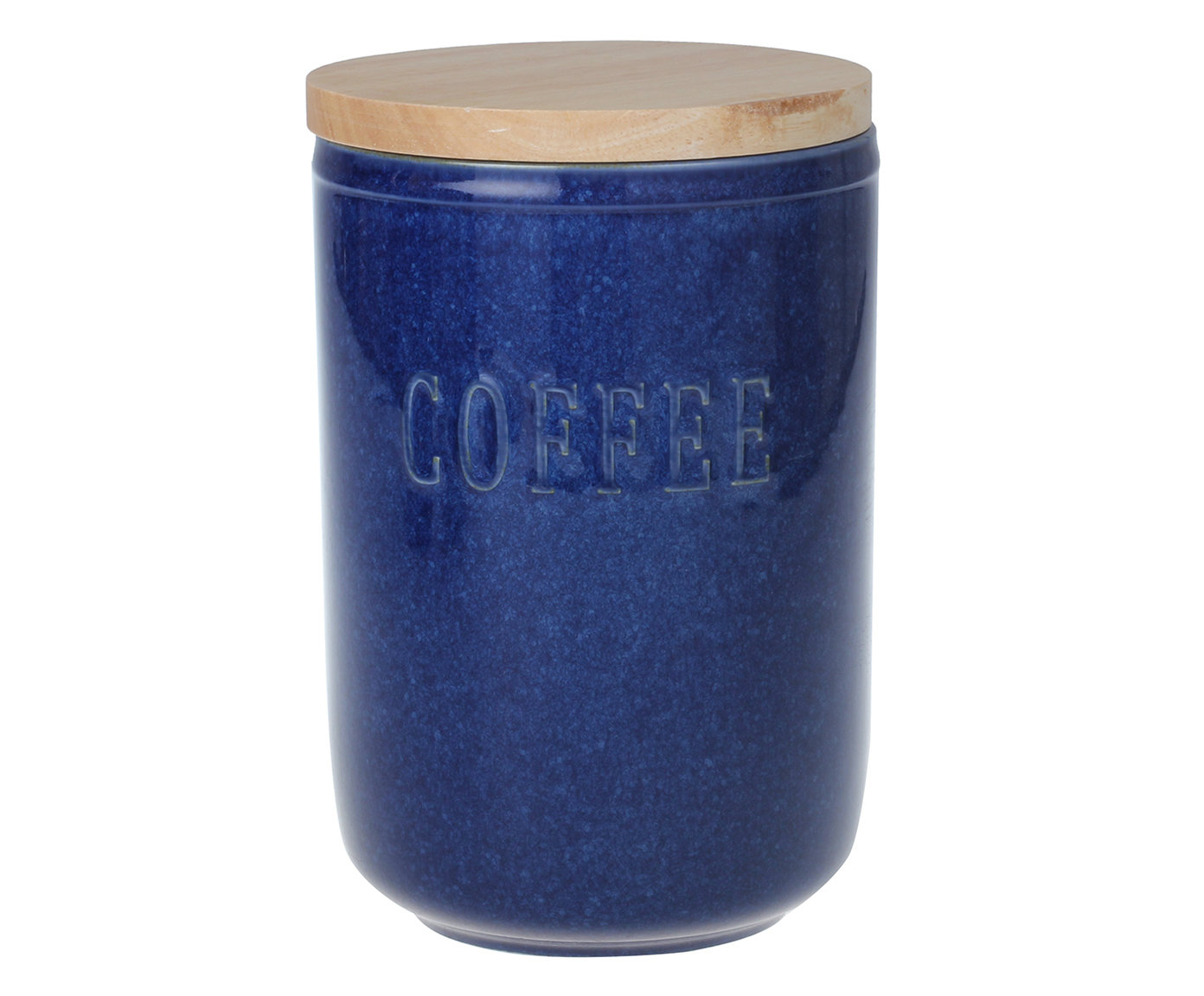 Pote com Tampa em Bambu Folha Rosrath Azul image number 0