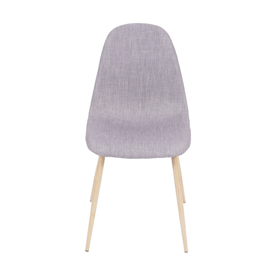 Cadeira em Linho Eames Layla Natural e Cinza - image 1