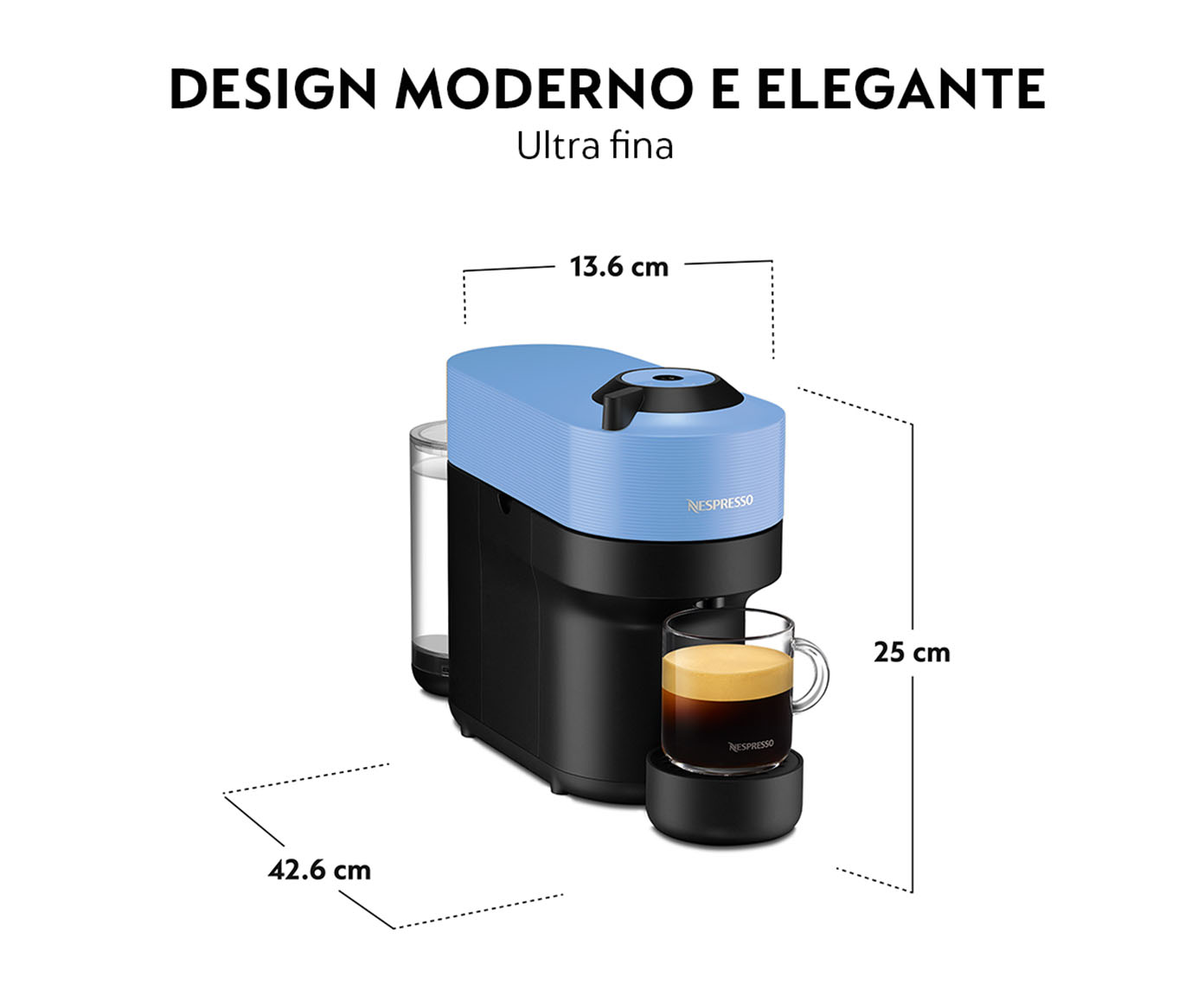 Cafeteira Nespresso Vertuo Pop Azul Pac&iacute;fico - 110V image number 6
