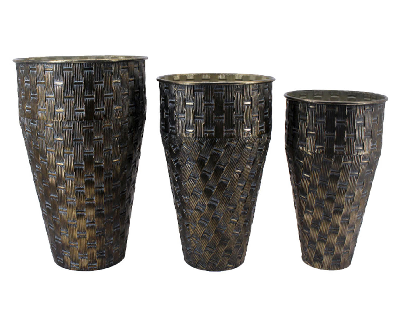 Jogo de Vasos em Metal Crampelter Bronze - image 0
