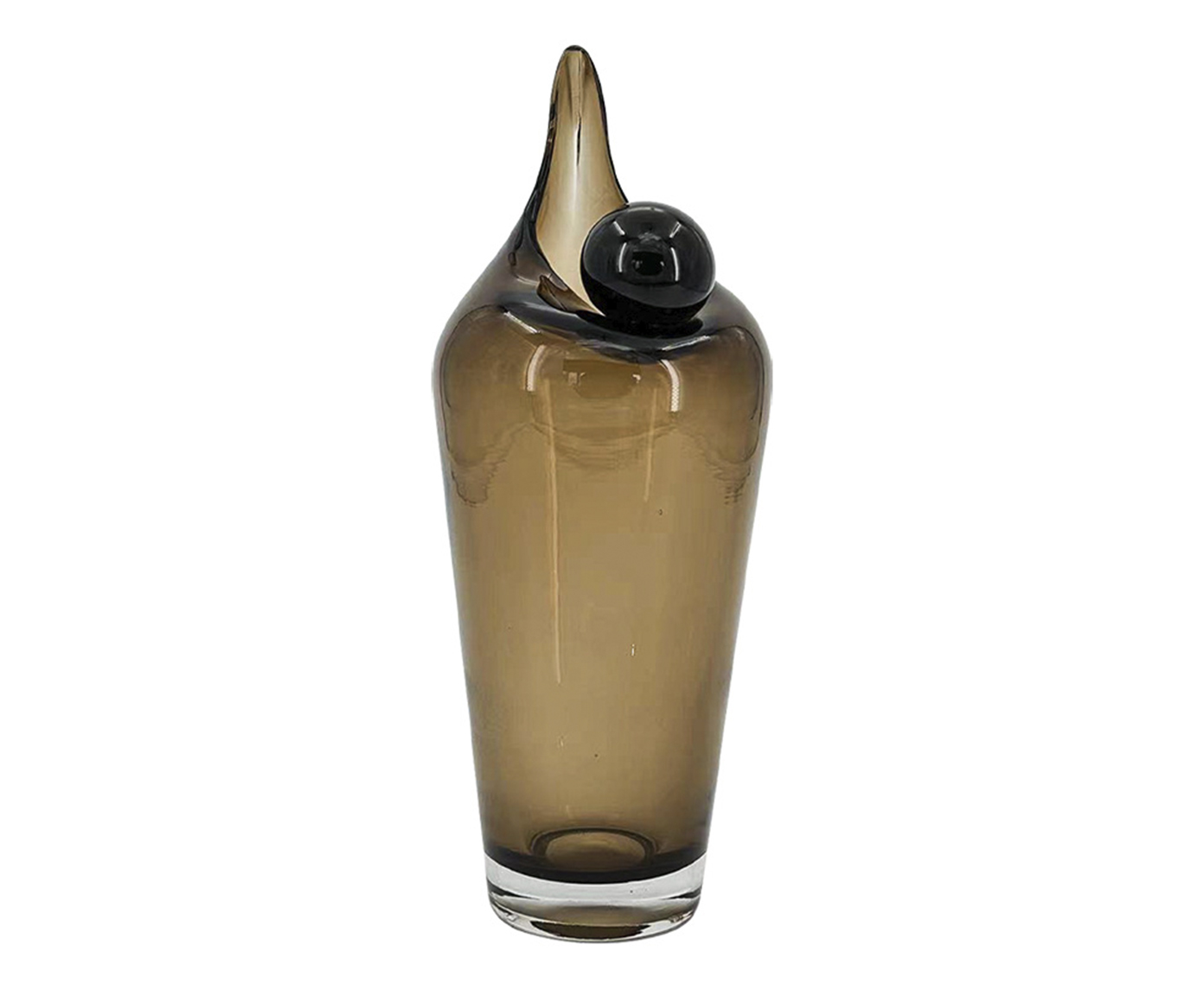 Vaso Decorativo Appuntito Fume Pequeno image number 0