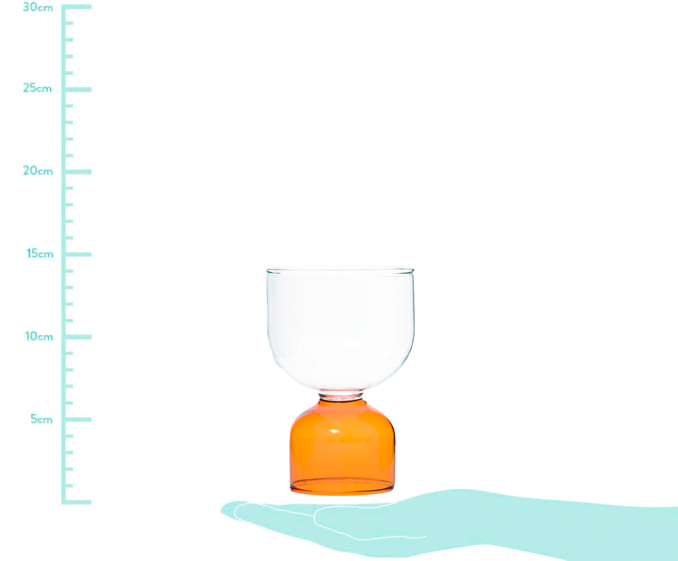 Vaso em Vidro Tony - Laranja image number 2