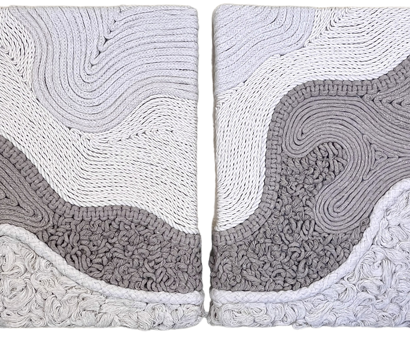 Duo de Paineis Blooming Cru & Off White - image 1