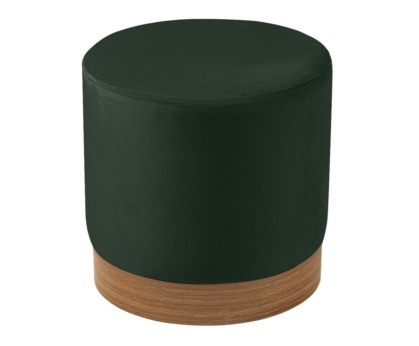 Puff em Veludo Harlow Pequeno Verde image number 3