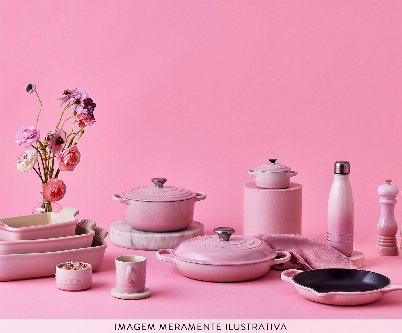 Travessa Retangular Heritage Shell Pink - 19cm image number 4