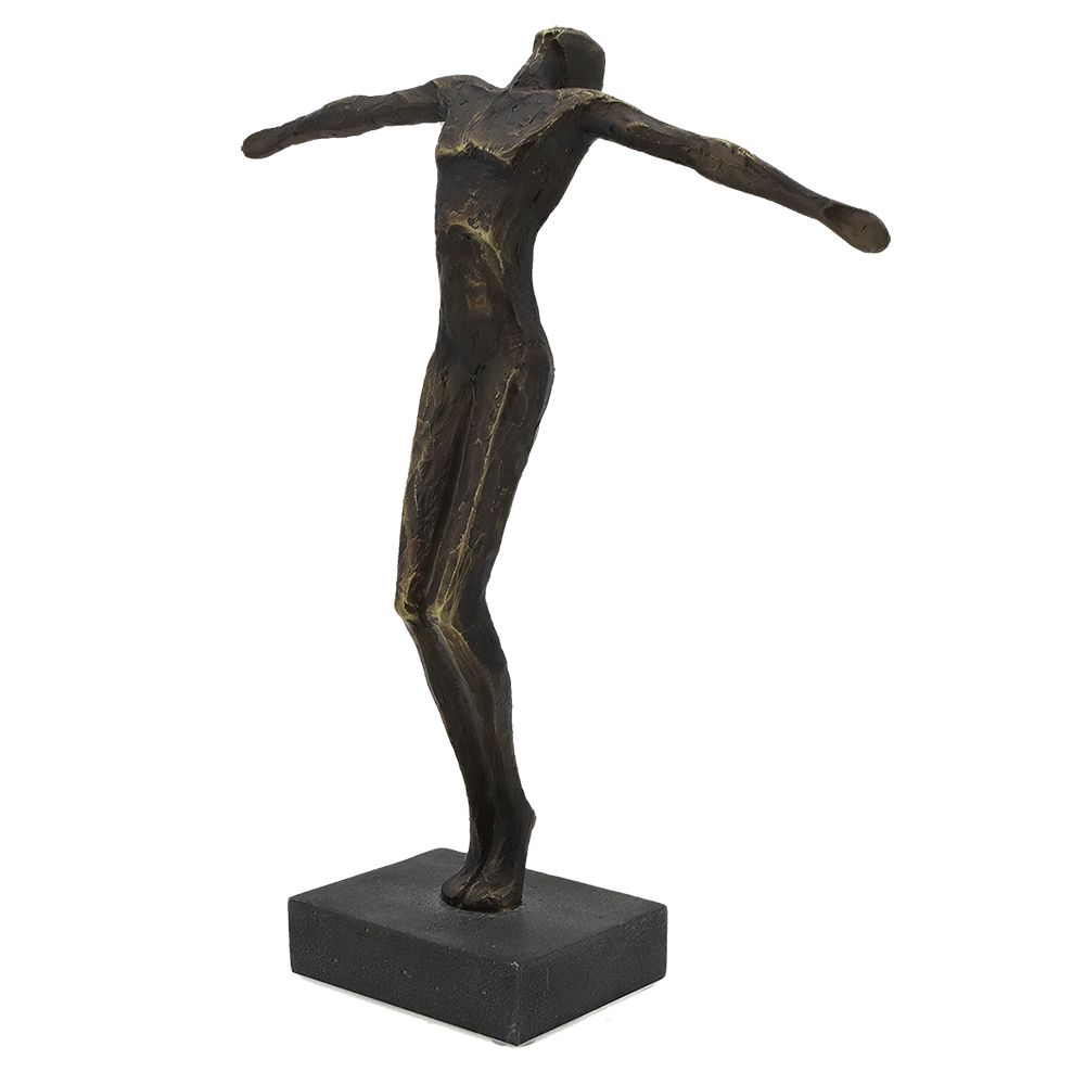 Escultura em Resina Homem Bronze - image 0
