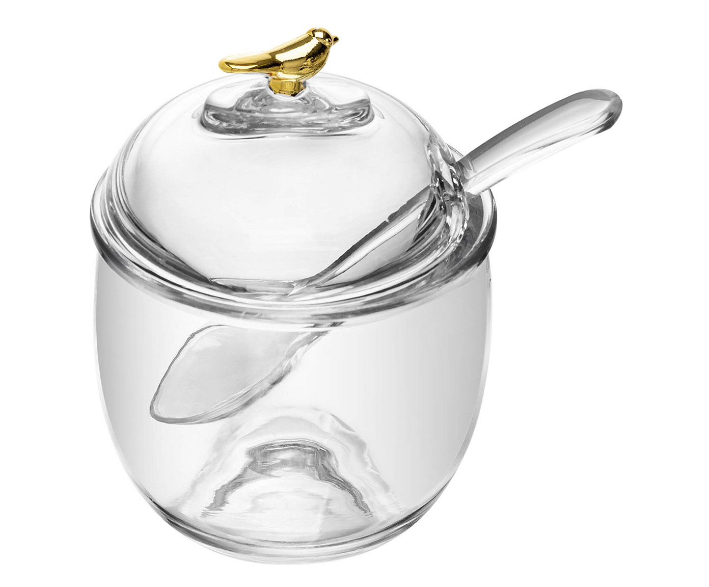 A&ccedil;ucareiro com Colher Bird Golden - image 1