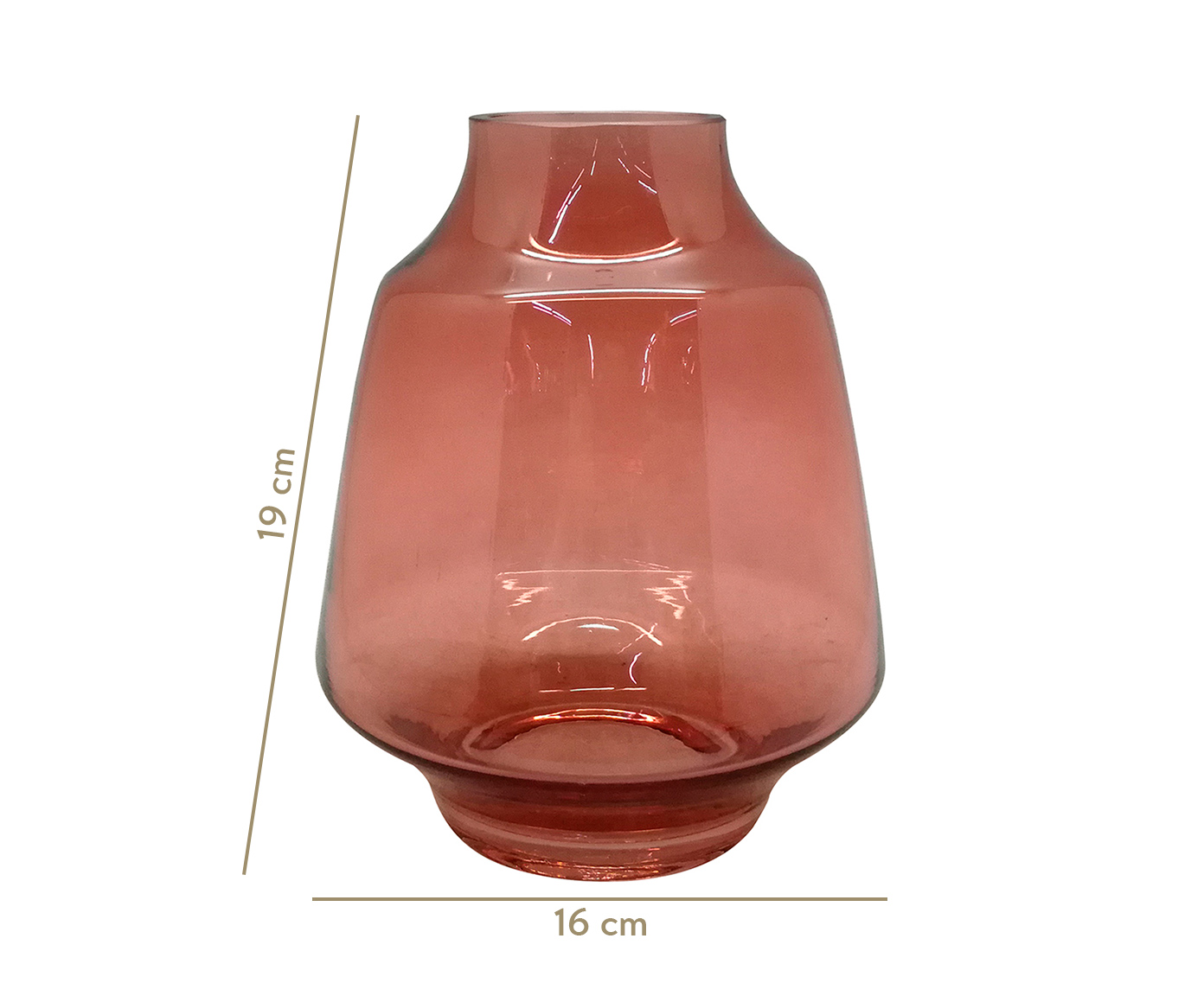 Vaso Tabitha em Cer&acirc;mica l - Terracota image number 3