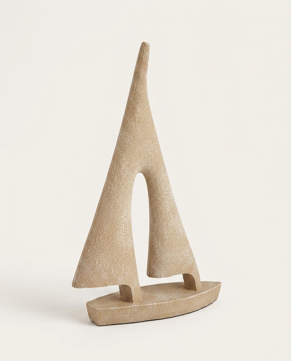 Escultura Barco Bege - image 1