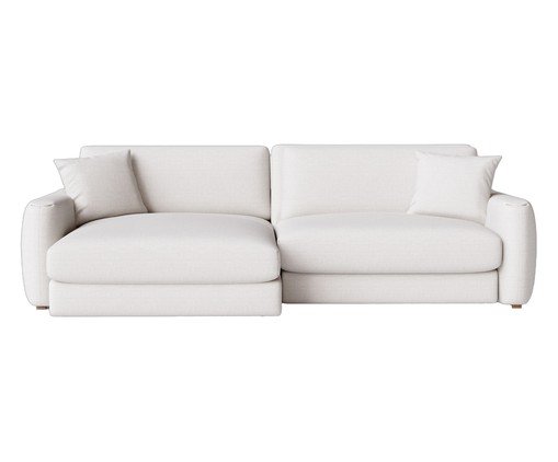 Sof&aacute; Beneton Tecido Off White image number 0