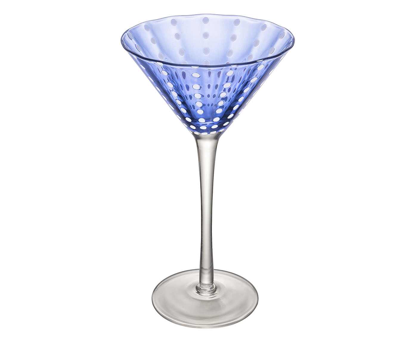Jogo de Ta&ccedil;as para Martini Orqu&iacute;dea Azul - image 1