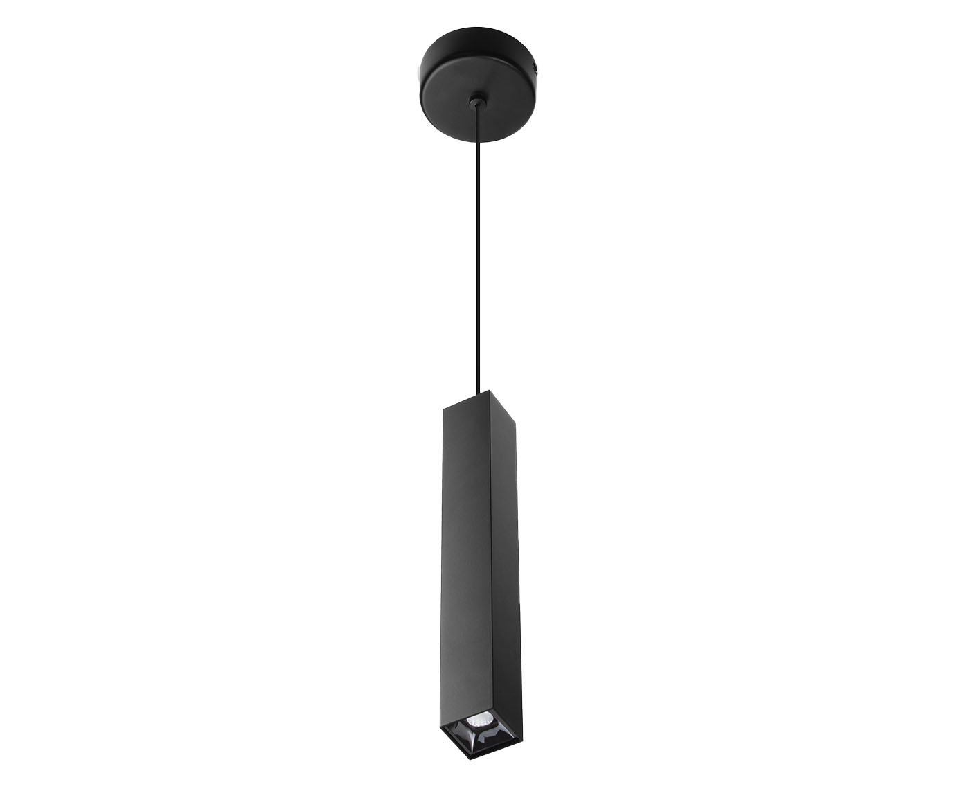 Pendente Led Box Preto Bivolt - image 0