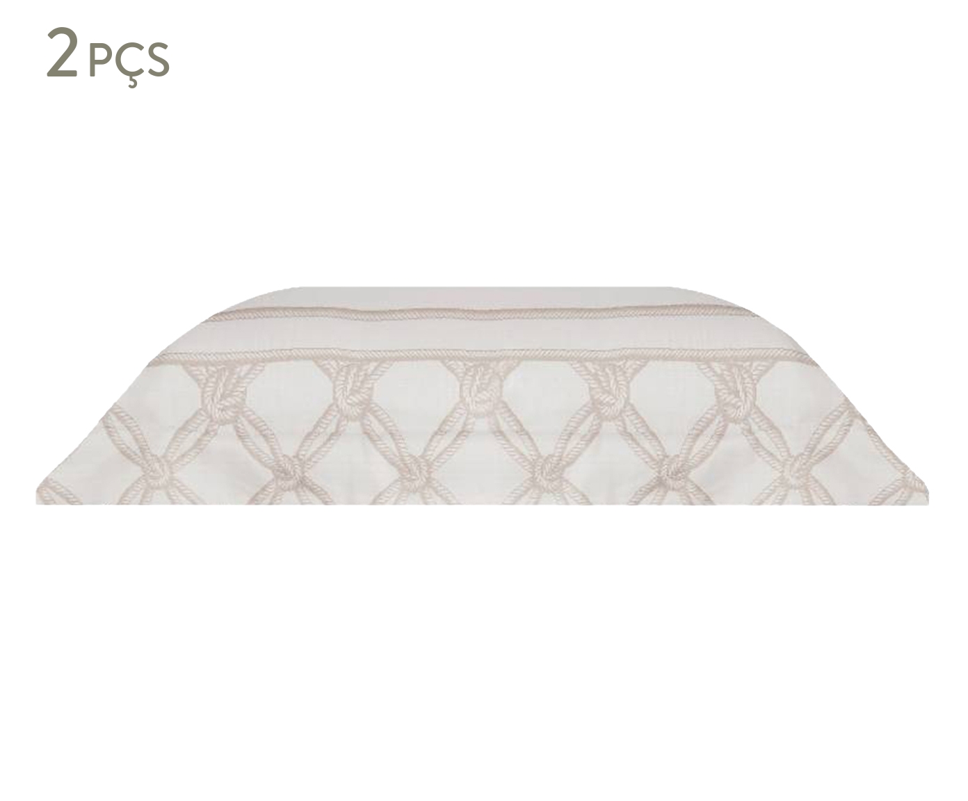 Jogo de Fronhas Acetinadas Sorrento Fendi 300 Fios image number 0