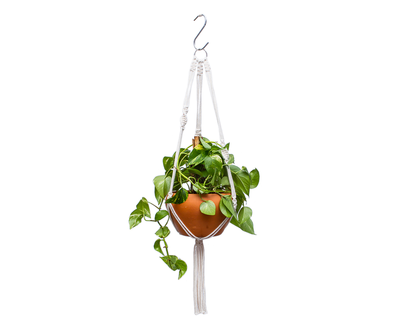 Hanger em Macram&ecirc; Clean Cru - image 0