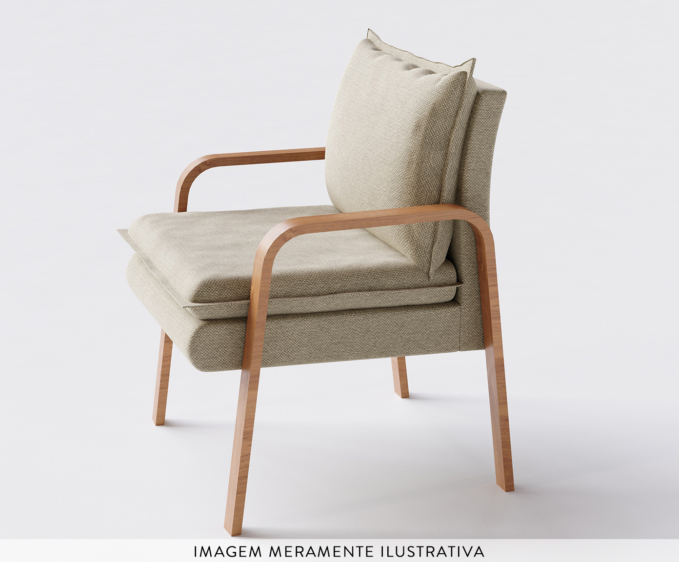 Poltrona Bela Natural image number 3