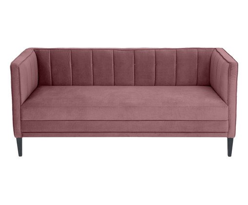 Sof&aacute; Day Bed Bergamo em Veludo - Rosa Ch&aacute; image number 1