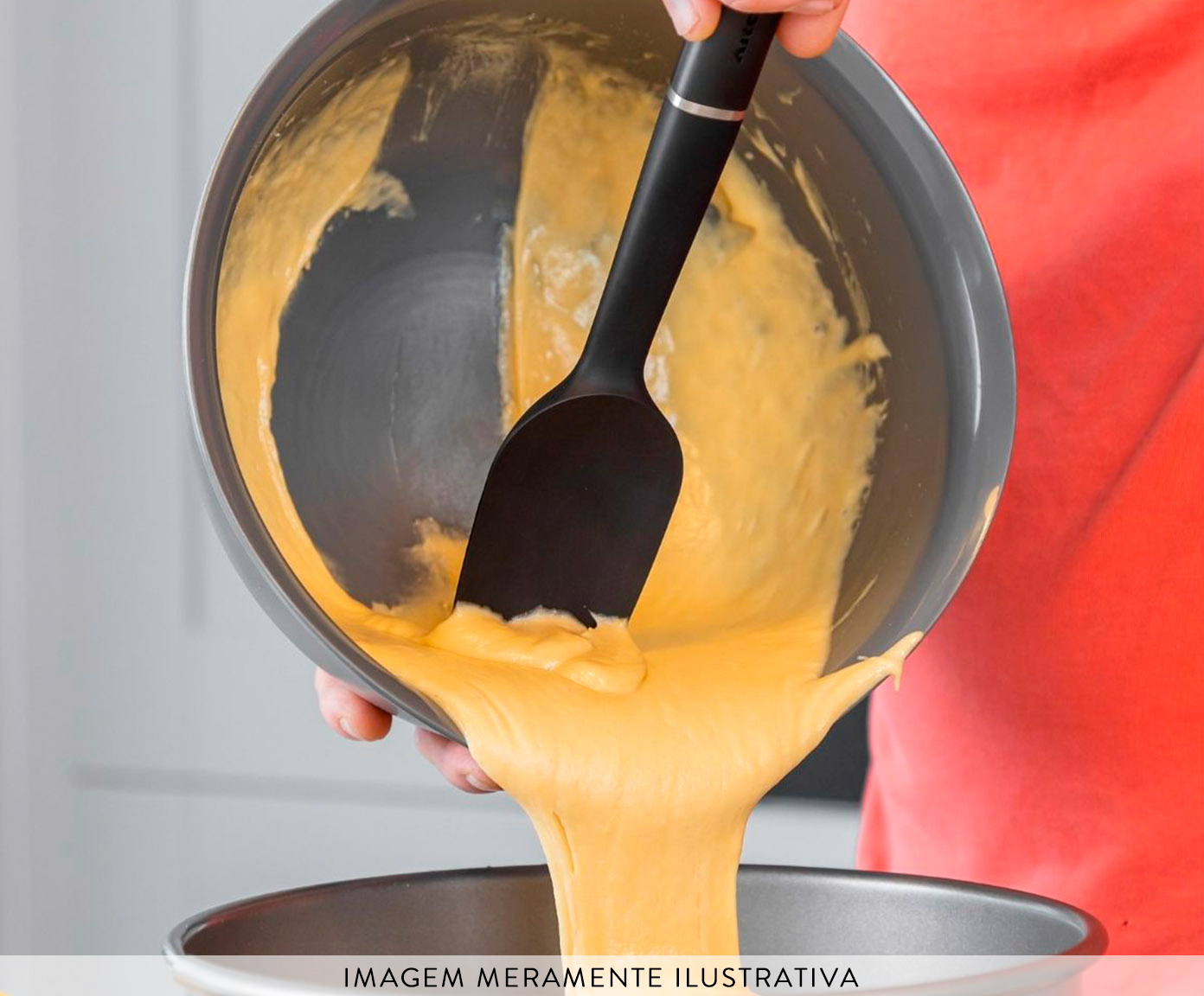 Esp&aacute;tula Cl&aacute;ssica em Silicone Kitchenaid Preta image number 2