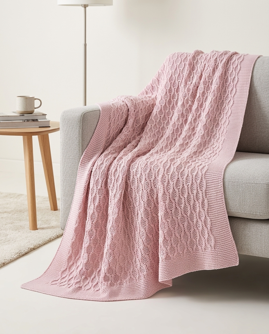 Manta Tricot Max Rosa - 125X150cm - image 0