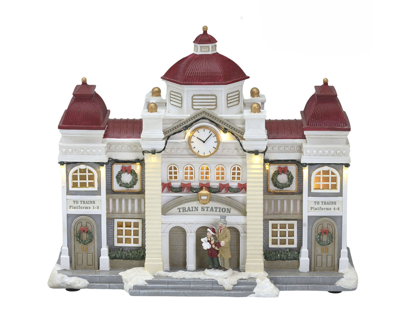 Casa Natalina Musical com Luz Bege - image 0