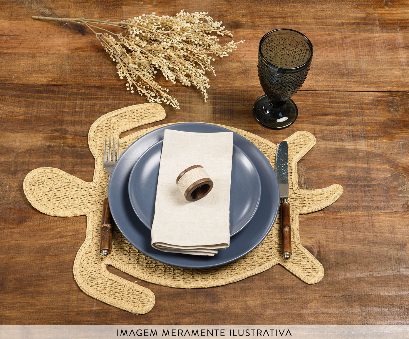 Jogo de Lugar Americano Brazil Tartaruga image number 1