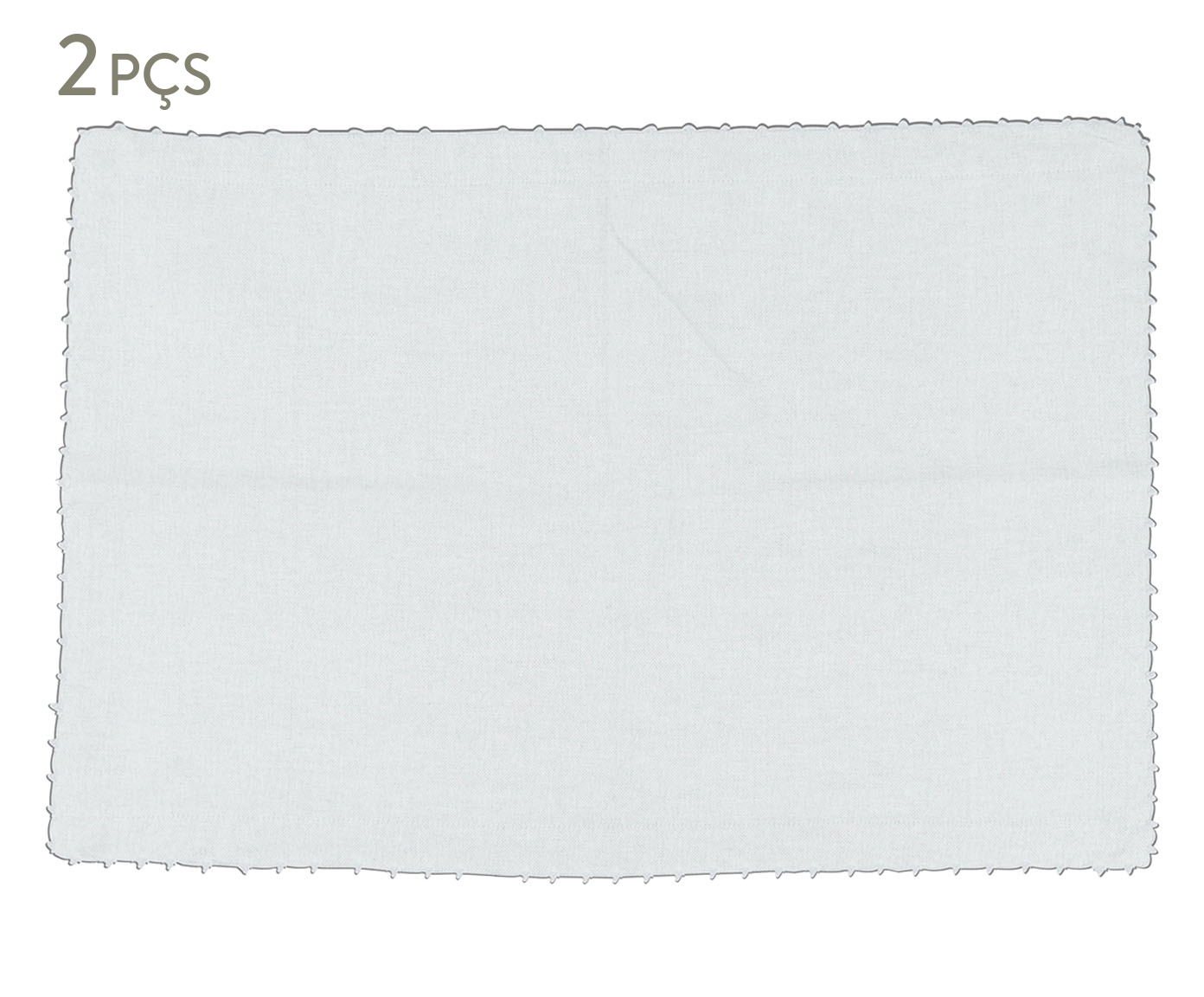 Jogo Americano Cotton Cinza image number 0