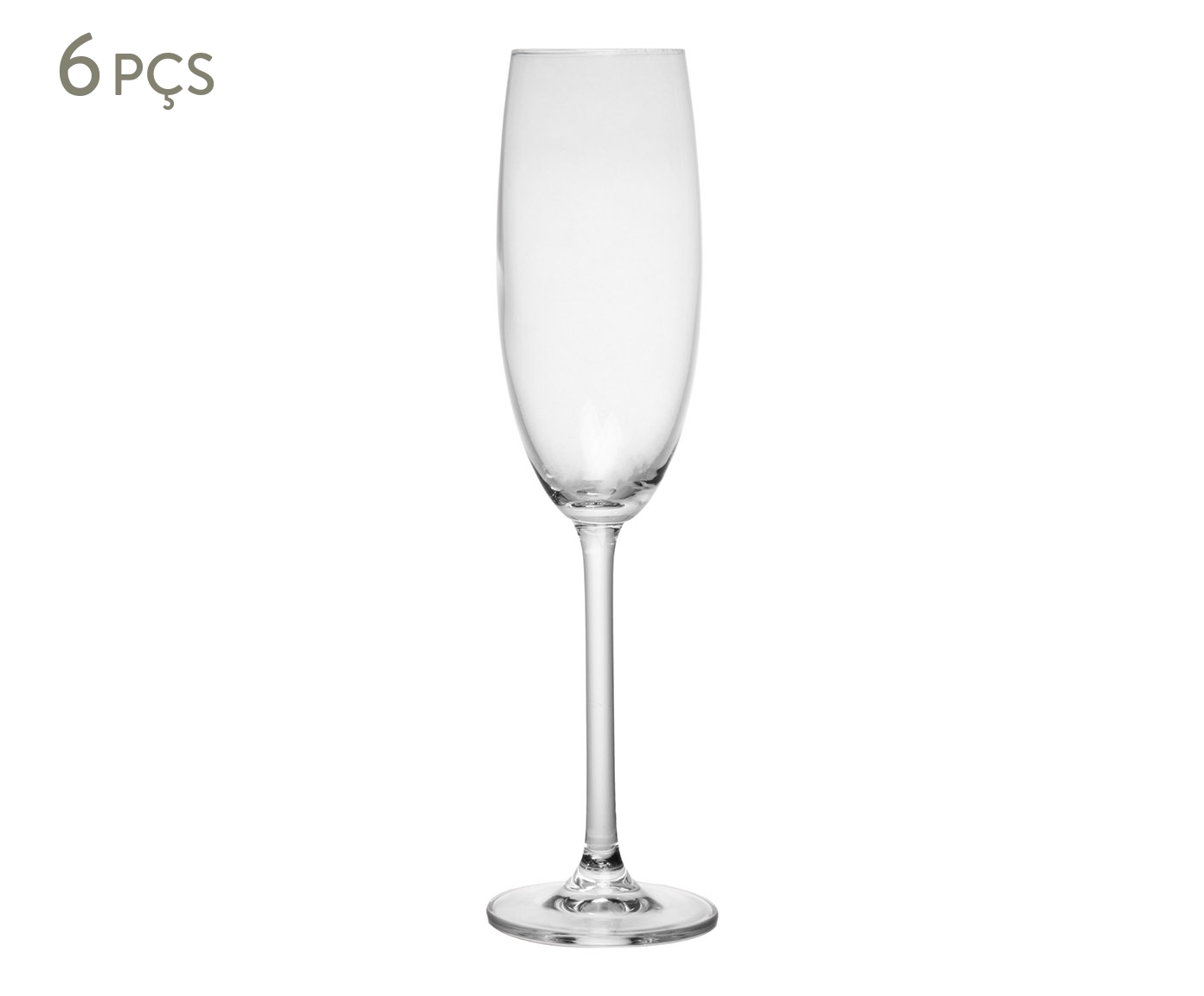 Jogo de Ta&ccedil;as para Champagne de Cristal Ecol&oacute;gico Ver&ocirc;nica image number 0