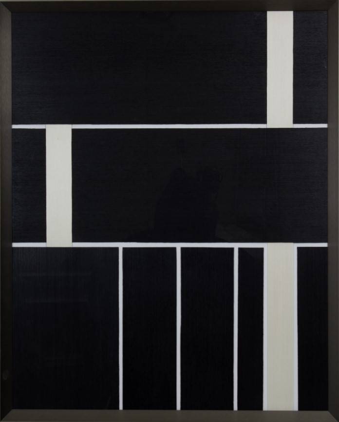 Quadro com Vidro Recortes Wood - 103x83cm image number 0