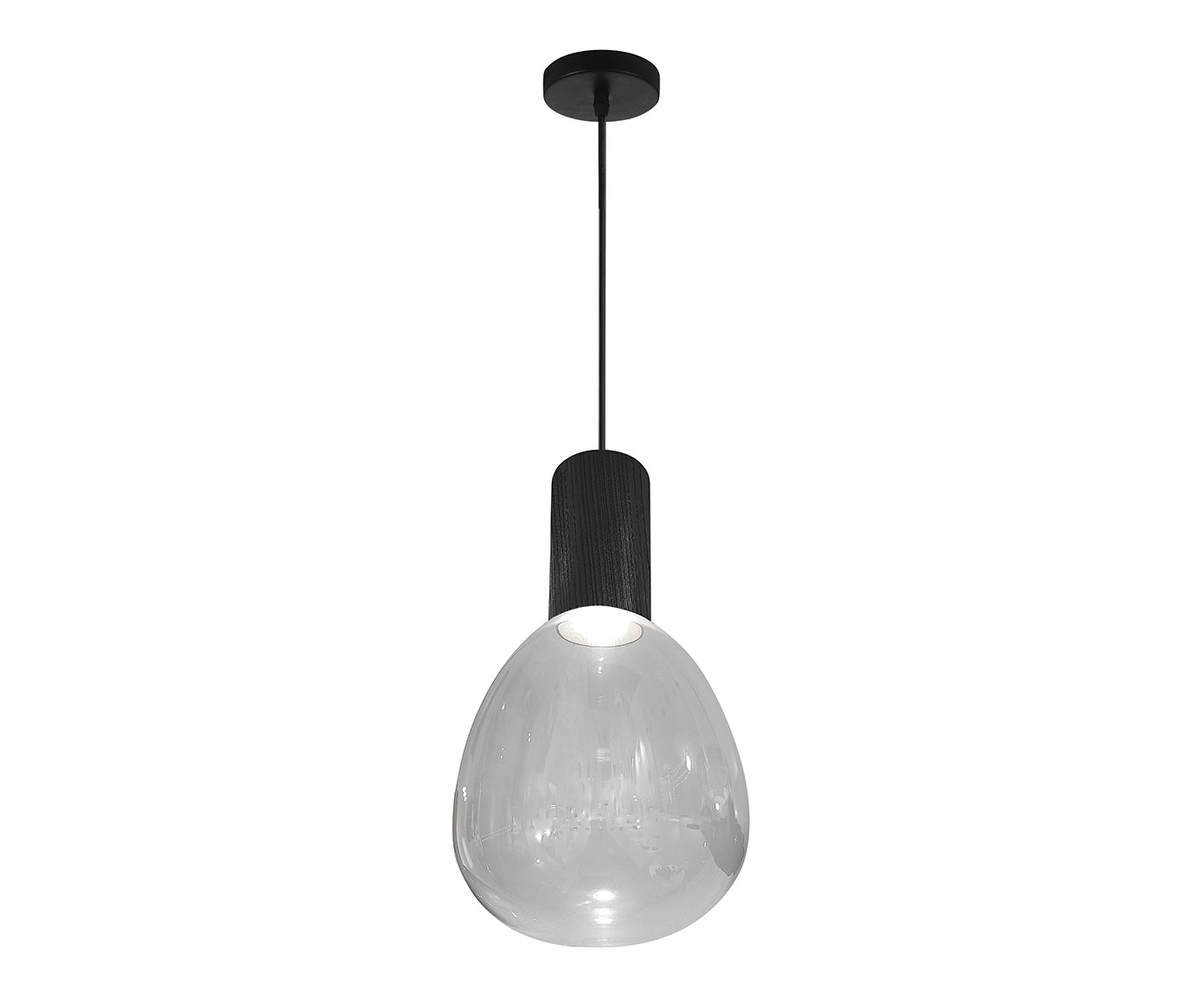 Pendente Bulle Preto Bivolt image number 0