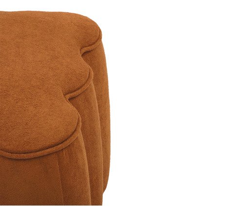 Puff Ret&acirc;ngular Boucle Pitanga Terracota image number 7