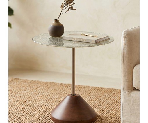 Mesa lateral Yp&ecirc; Castanho image number 1