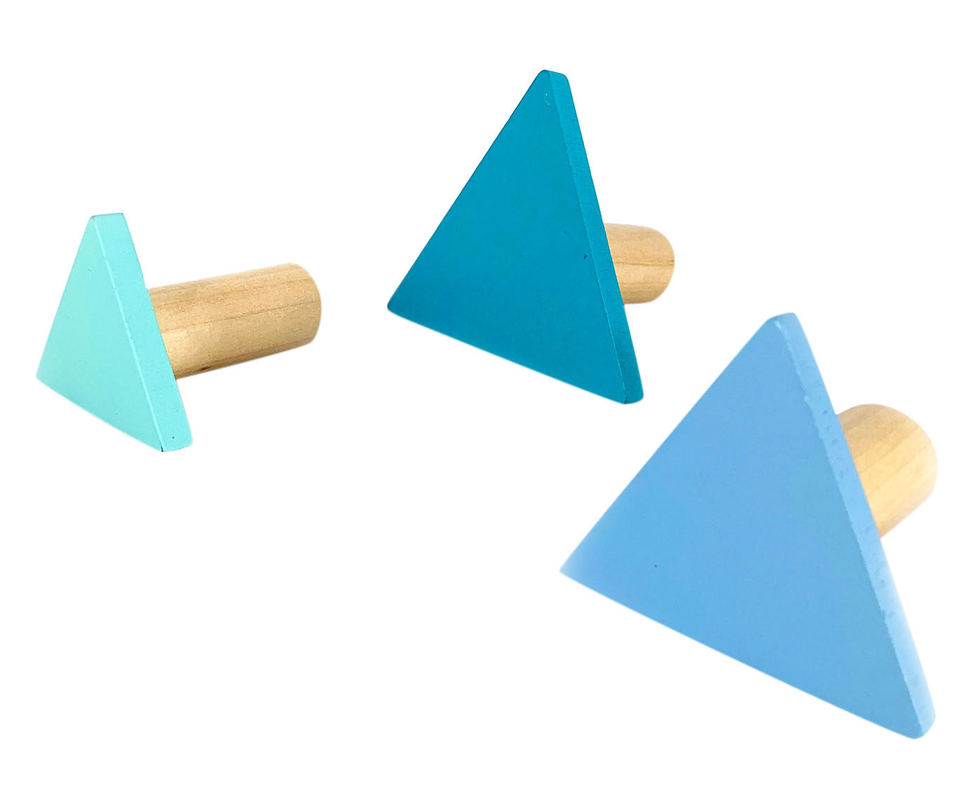 Jogo de Ganchos Triangle Azul image number 0