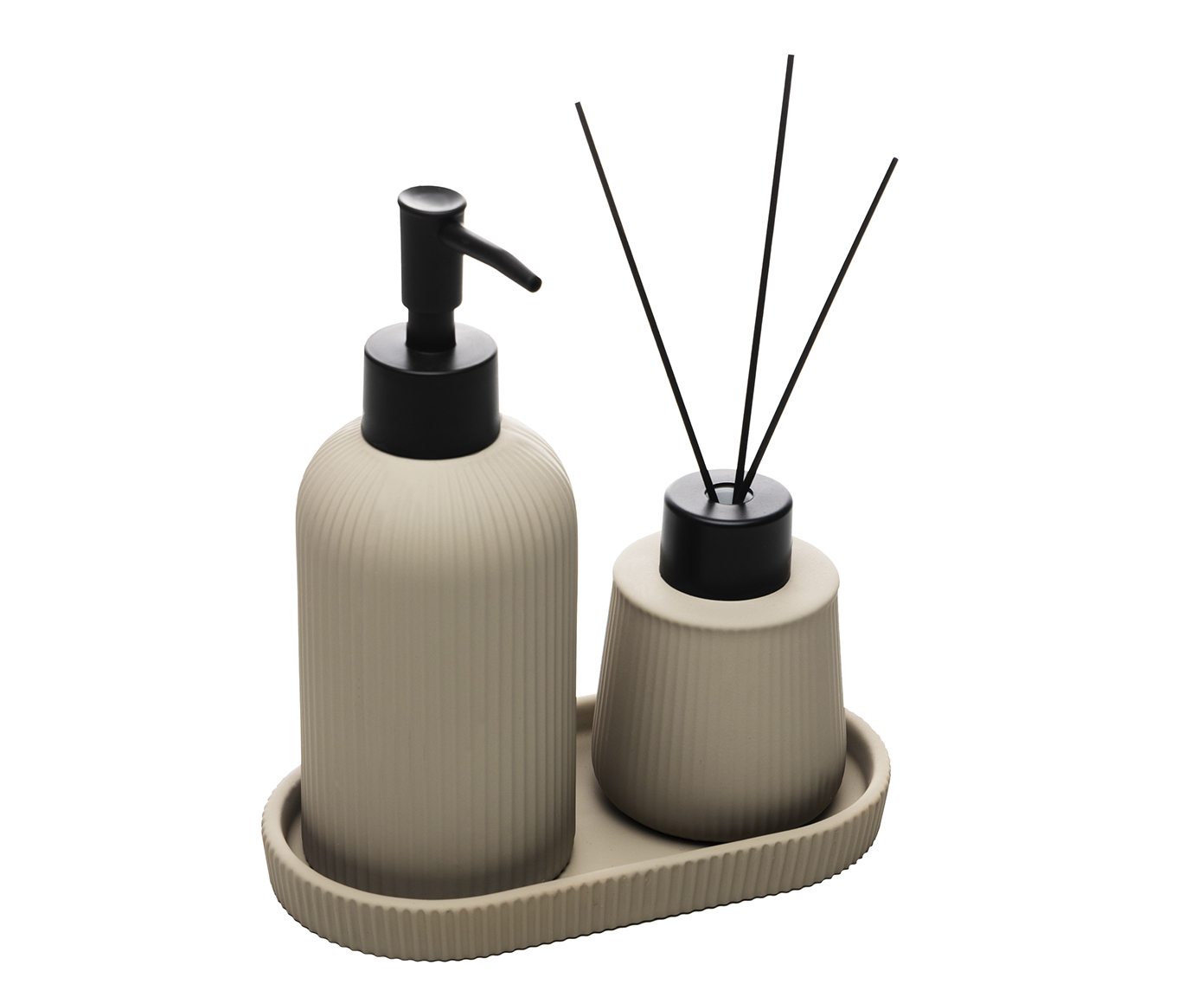 Jogo para Banheiro Soft Touch Sketch Nude - image 1