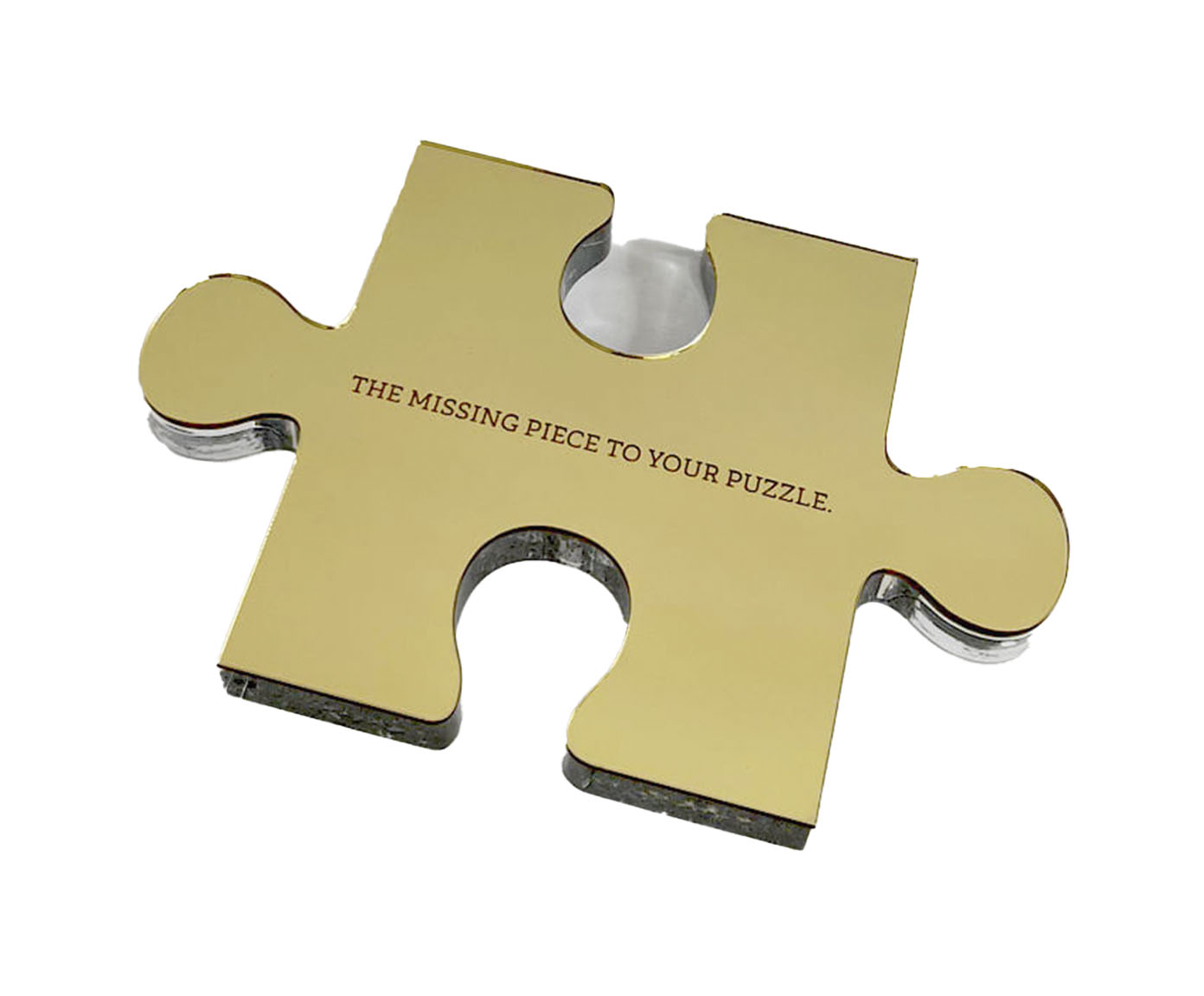 Puzzle Missing Piece Dourado image number 0