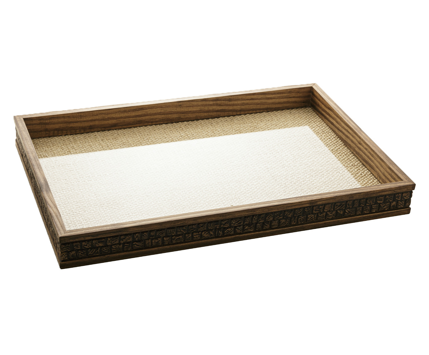 Bandeja Decorativa Coquinho com Sisal Natural image number 0