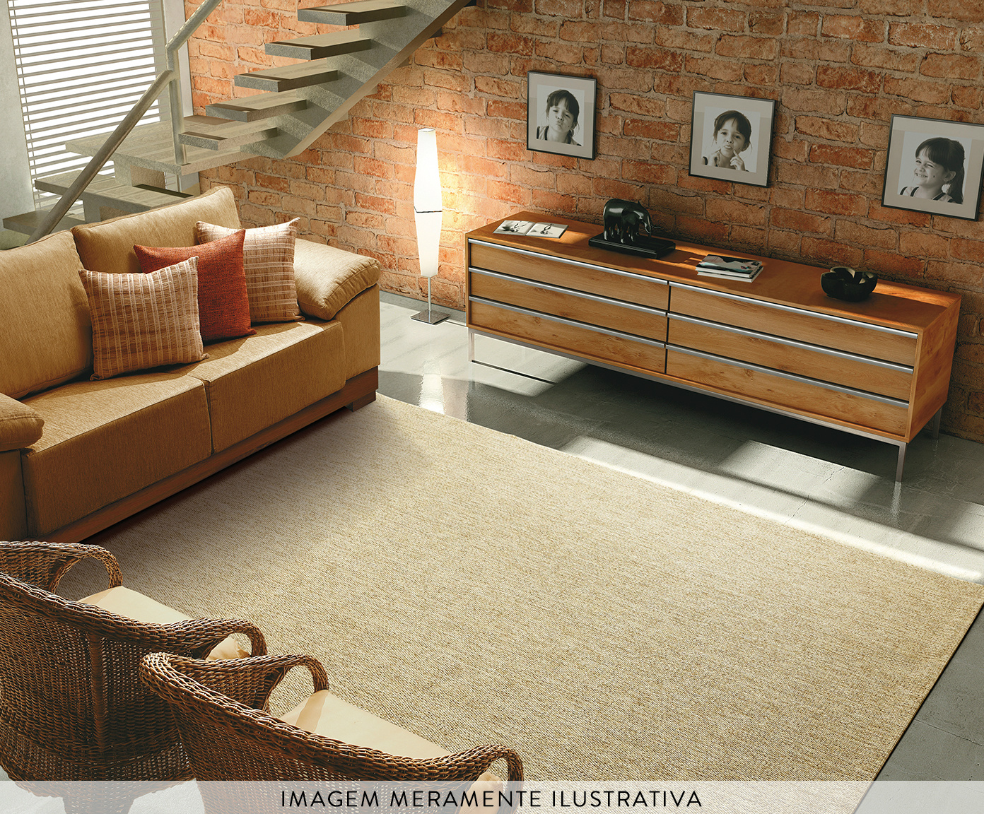 Tapete Debrum New Boucle Palha image number 2
